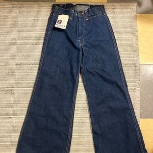 Vintage 70s howick denim wide leg jeans